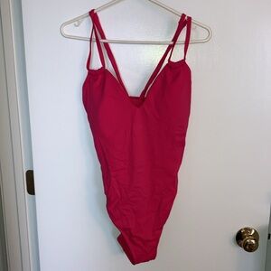Shade & Shore, Pink One Piece Swim Suit, Size, 17